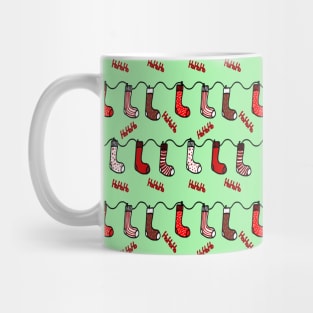 Xmas socks pattern Mug